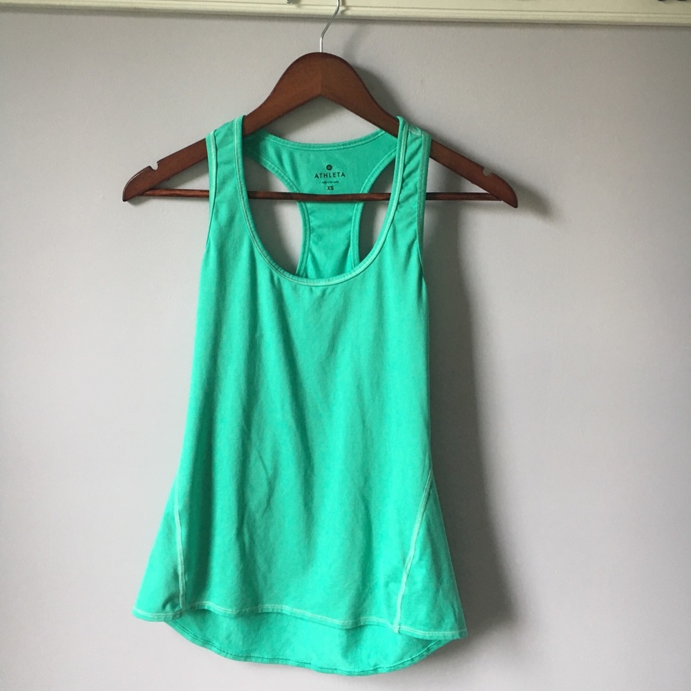 Athleta green tank
